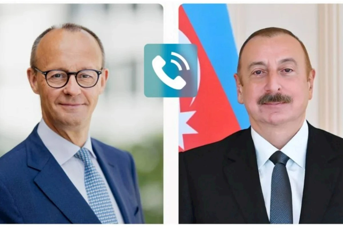 İlham Əliyev Almaniya kansleri ilə Yaxın Şərqi müzakirə etdi