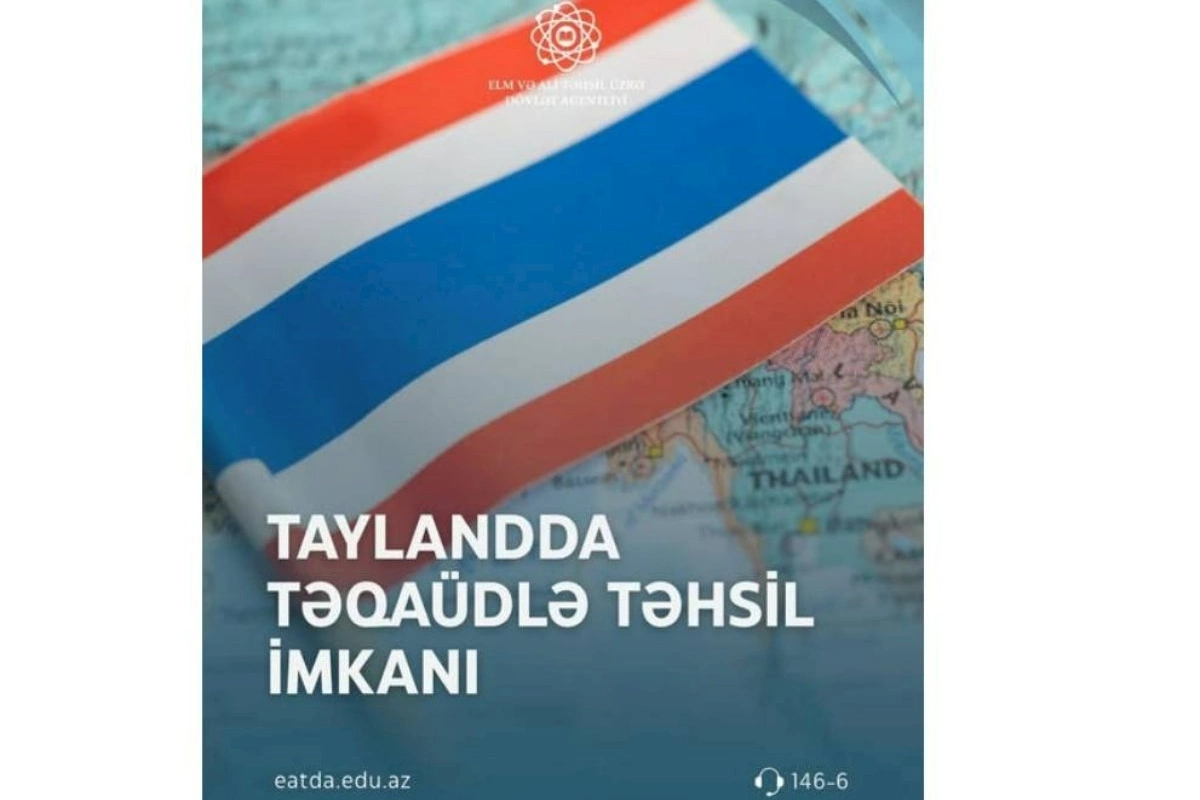Taylandda təqaüdlə təhsil imkanı — Proqram elan olundu