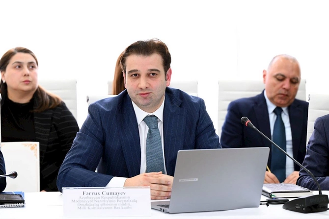 ICESCO üzrə Azərbaycan Respublikası Milli Komissiyasının 3-cü iclası keçirilib — FOTOLAR