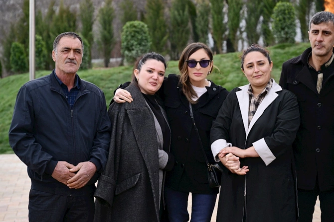 Prezidentlə xanımı Xocavəndə getdi — FOTOLAR