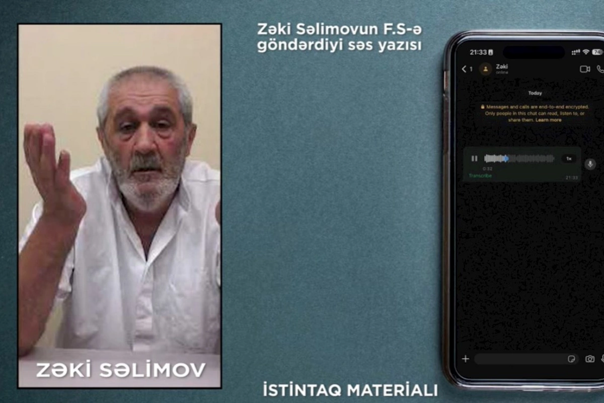 Düymə yuxarıdan basılıb — Şantaj planının səs yazısı