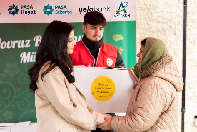 Yelo Bank-dan aztəminatlı ailələrə bayram sevinci — FOTOLAR Yelo Bank-dan aztəminatlı ailələrə bayram sevinci — FOTOLAR