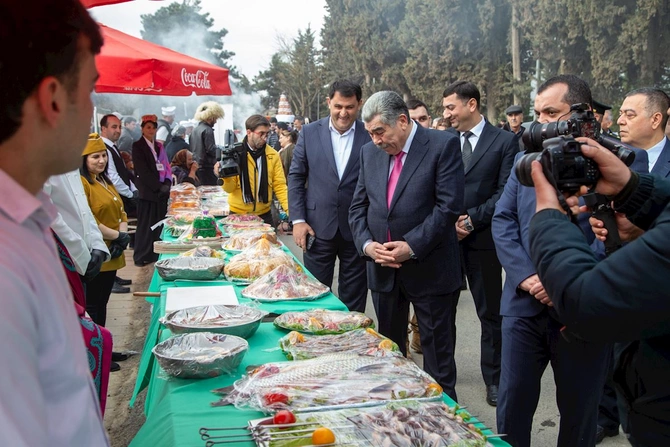 Salyanda Novruz bayramı münasibətilə ümumrayon tədbiri keçirildi — FOTOLAR