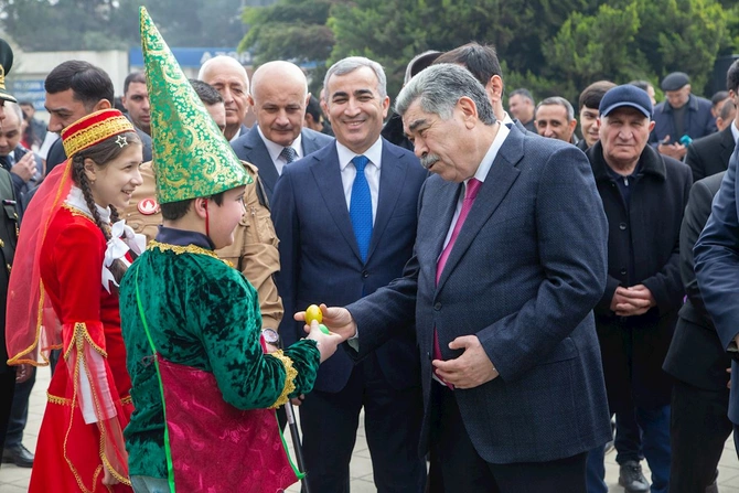 Salyanda Novruz bayramı münasibətilə ümumrayon tədbiri keçirildi — FOTOLAR