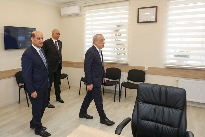 Zaur Mikayılov Nəzarət Xidmətinin 2 saylı Abşeron-Xızı regional bölməsinin yeni inzibati binası ilə tanış oldu — FOTOLAR