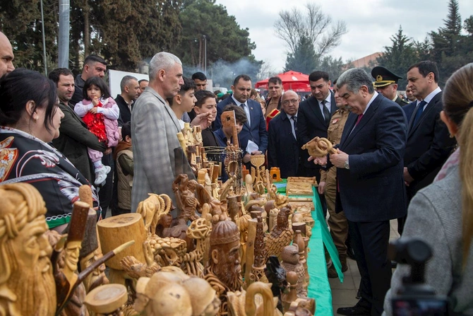 Salyanda Novruz bayramı münasibətilə ümumrayon tədbiri keçirildi — FOTOLAR