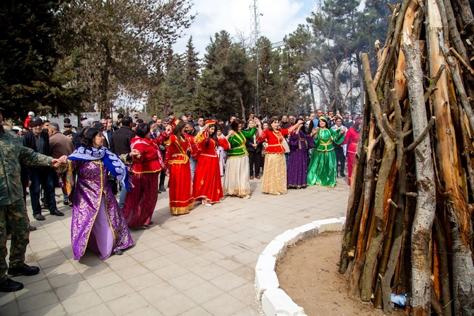 Salyanda Novruz bayramı münasibətilə ümumrayon tədbiri keçirildi — FOTOLAR