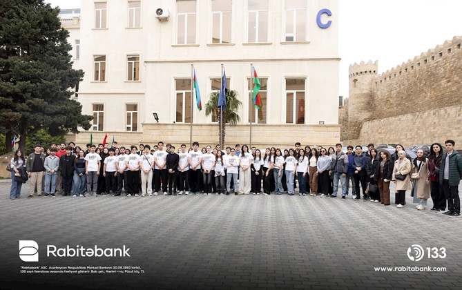 Rabitəbank Qlobal Pul Həftəsi 2026 çərçivəsində tələbələr üçün maarifləndirici təşəkküslə çıxış edib — FOTOLAR