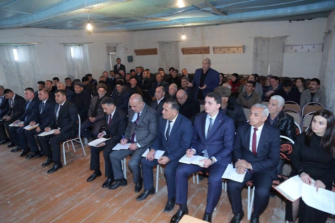 Sevindik Hətəmov Birinci Udullu kəndində səyyar qəbul-görüş keçirdi — FOTOLAR