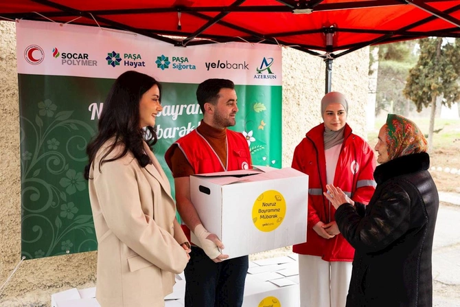 Yelo Bank-dan aztəminatlı ailələrə bayram sevinci — FOTOLAR Yelo Bank-dan aztəminatlı ailələrə bayram sevinci — FOTOLAR