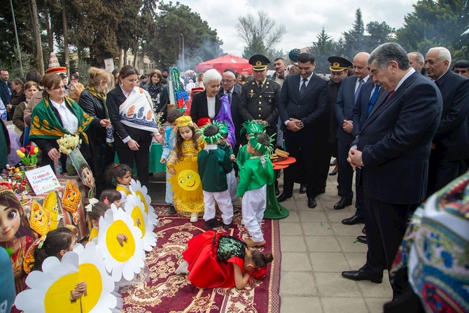 Salyanda Novruz bayramı münasibətilə ümumrayon tədbiri keçirildi — FOTOLAR