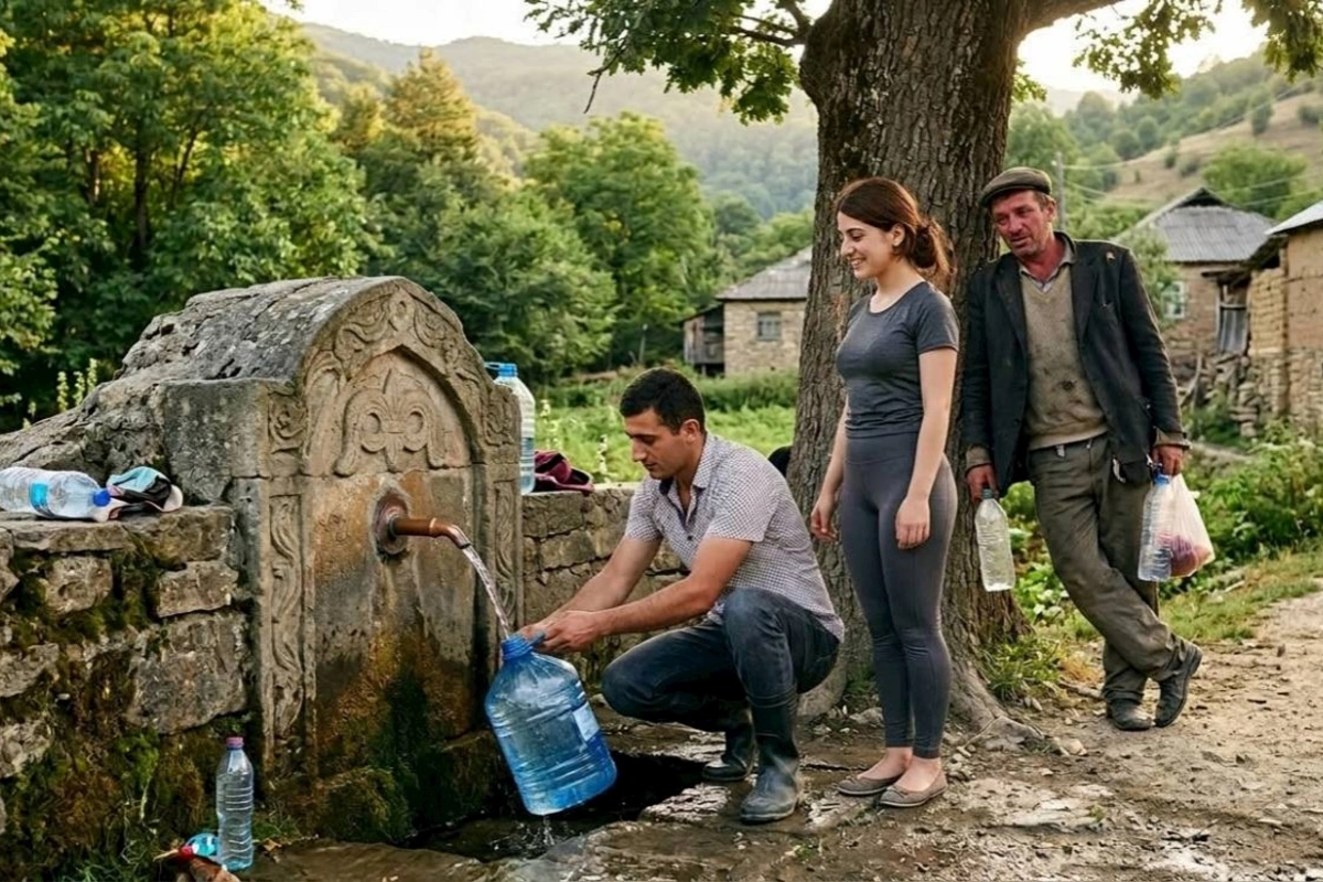 Bulaq başında su dolduran kişinin arvadına sataşdı, dava düşdü — Çox gözləməliyəm?
