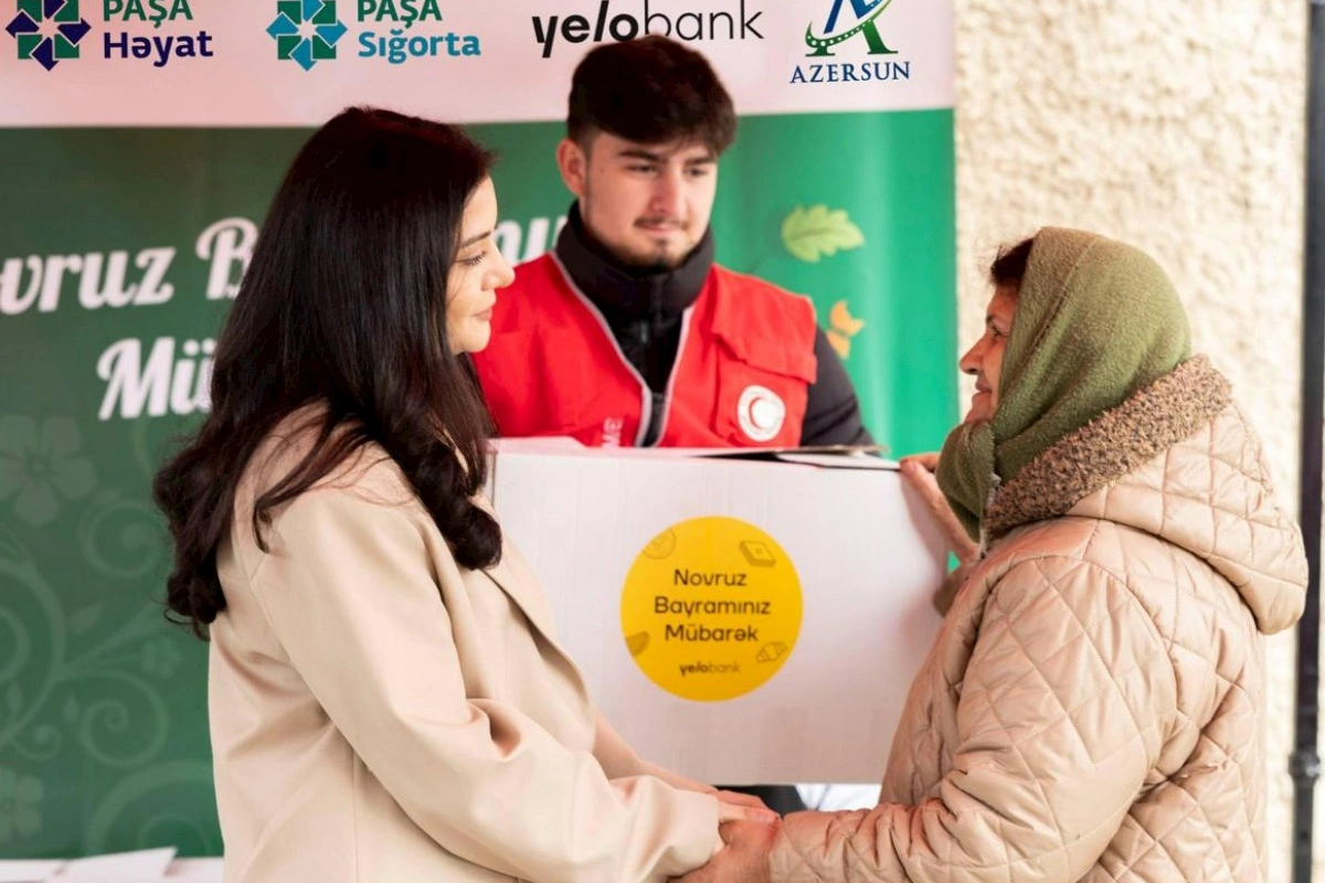 Yelo Bank-dan aztəminatlı ailələrə bayram sevinci — FOTOLAR