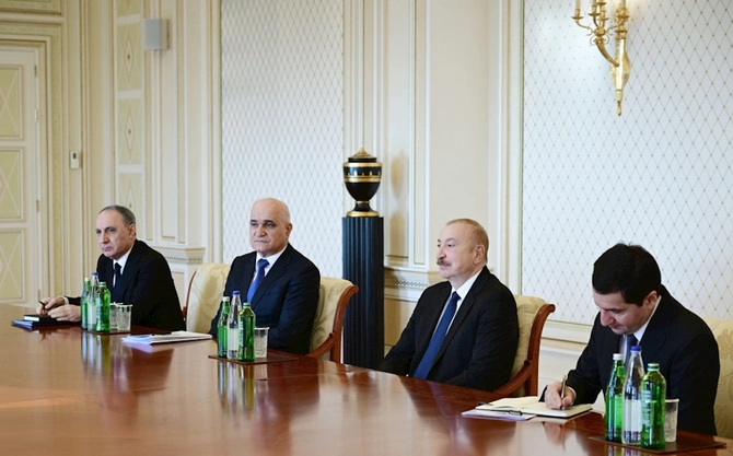 Prezident Overçuku qəbul etdi — FOTOLAR