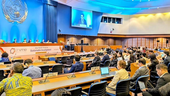 Azərbaycan UNESCAP-ın 13-cü Regional Forumunda təmsil olunub — FOTOLAR Azərbaycan UNESCAP-ın 13-cü Regional Forumunda təmsil olunub — FOTOLAR