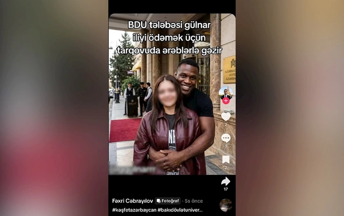 BDU tələbələrinin nalayiq formada paylaşılması davam edir — FOTOLAR