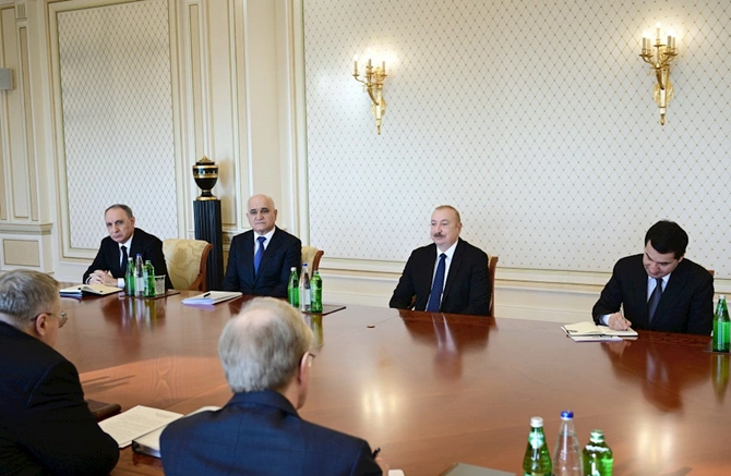Prezident Overçuku qəbul etdi — FOTOLAR