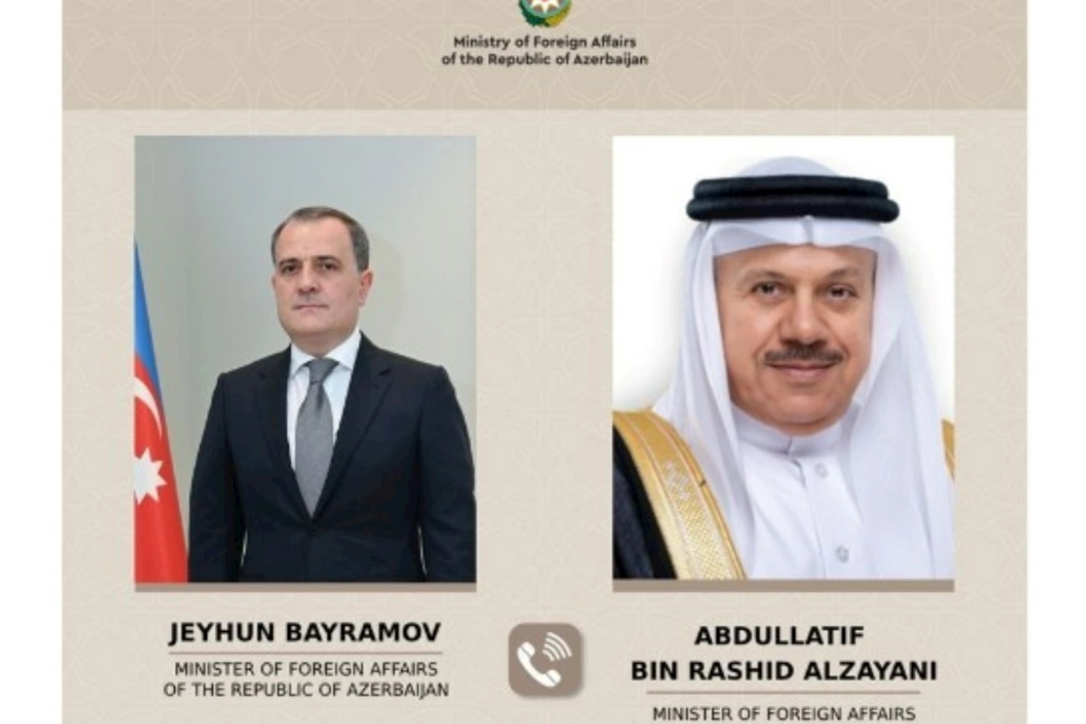 Ceyhun Bayramov bəhreynli həmkarı ilə telefonla danışdı