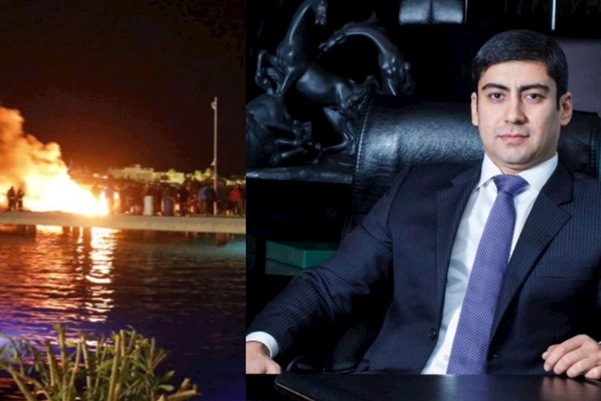 Kül olan lüks yaxtalar Anar Əlizadənin imiş