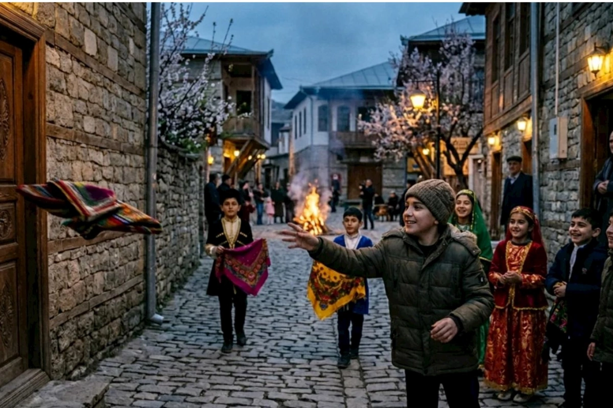 Lahıcın fərqli Novruz ənənəsi: Niyə papaq deyil, dəsmal atılırdı? — VİDEO