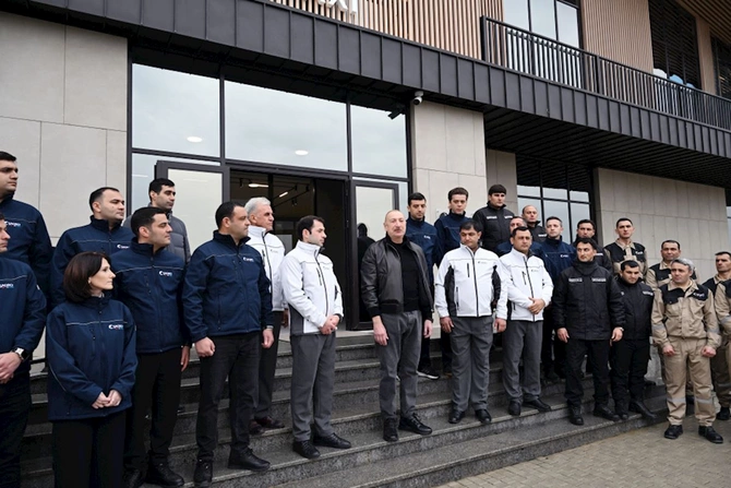 Prezident Şamaxıda Şirvan Aqro heyvandarlıq kompleksinin açılışında iştirak etdi — FOTOLAR