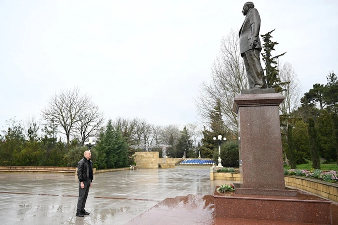 İlham Əliyev Şamaxıdadır — FOTOLAR