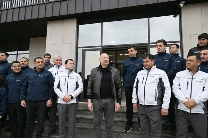 Prezident Şamaxıda Şirvan Aqro heyvandarlıq kompleksinin açılışında iştirak etdi — FOTOLAR