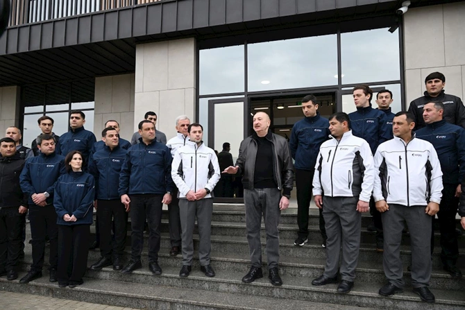 Prezident Şamaxıda Şirvan Aqro heyvandarlıq kompleksinin açılışında iştirak etdi — FOTOLAR