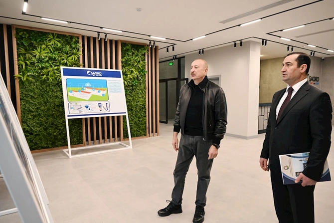 Prezident Şamaxıda Şirvan Aqro heyvandarlıq kompleksinin açılışında iştirak etdi — FOTOLAR