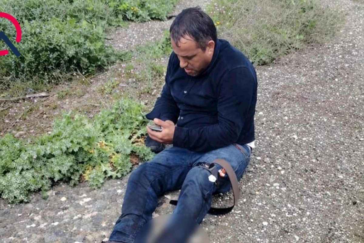 Ağdamda minaya düşən Ceyhunun fotosu