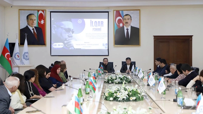 Novruz- 2026 düşərgəsi çərçivəsində tanınmış şair, yazıçı və kinodramaturq, İlqar Fəhmi ilə görüş keçirilib — FOTOLAR