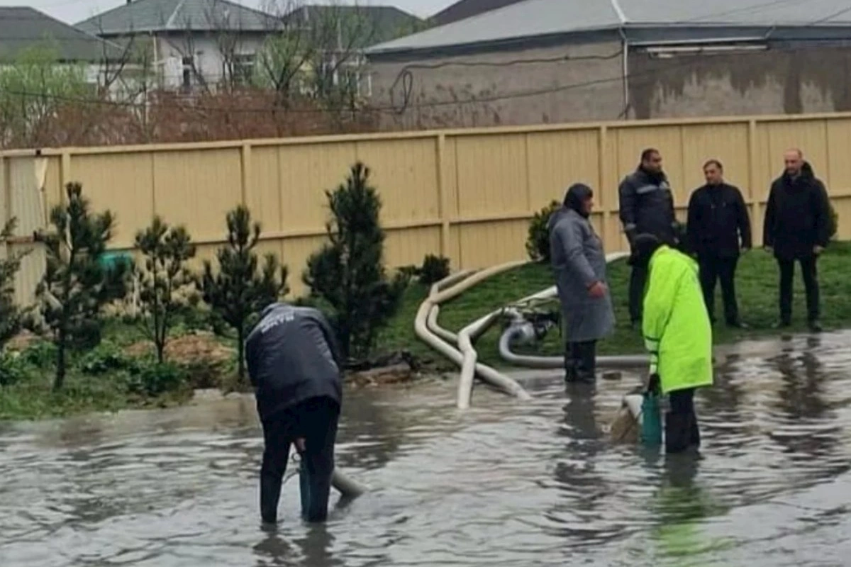 BŞİH müavini yağışın fəsad yaratdığı ərazilərə baxış keçirib, tapşırıqlar verib