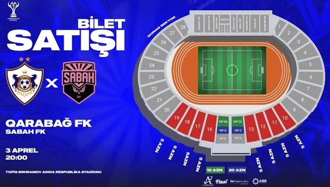 Gözlənilən matçın biletləri sabahdan satışa çıxır — FOTO