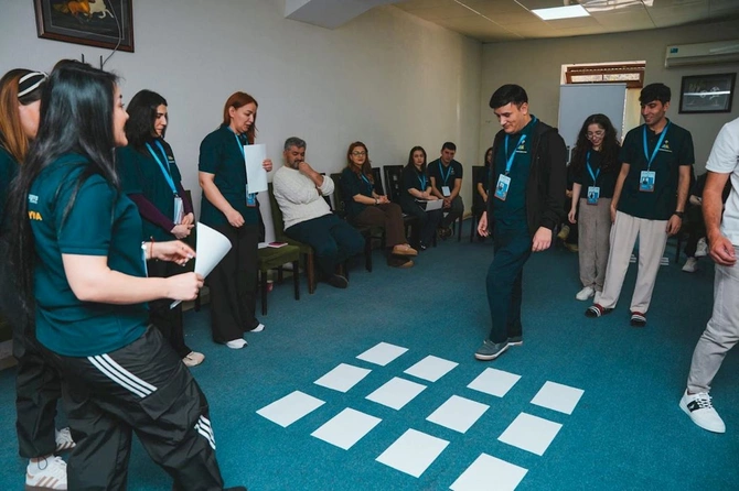 Öyrənmək üçün oyna layihəsinin düşərgə mərhələsi keçirildi — FOTOLAR Öyrənmək üçün oyna layihəsinin düşərgə mərhələsi keçirildi — FOTOLAR