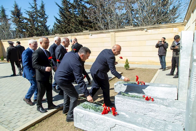 Salyanda 31 Mart-Azərbaycanlıların Soyqırımı Günü dərin hüznlə qeyd olundu — FOTOLAR