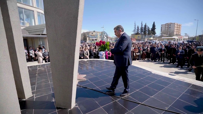 Salyanda 31 Mart-Azərbaycanlıların Soyqırımı Günü dərin hüznlə qeyd olundu — FOTOLAR