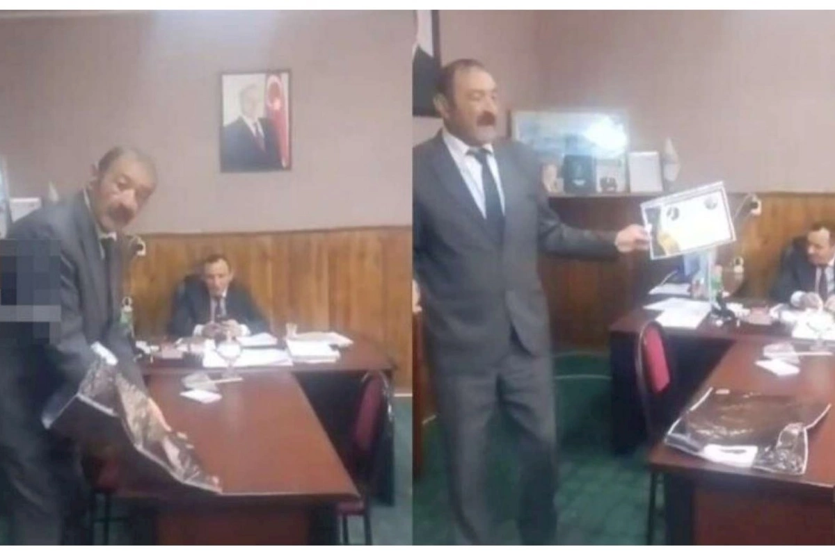 Məmura mükafat verən jurnalist həbs olundu