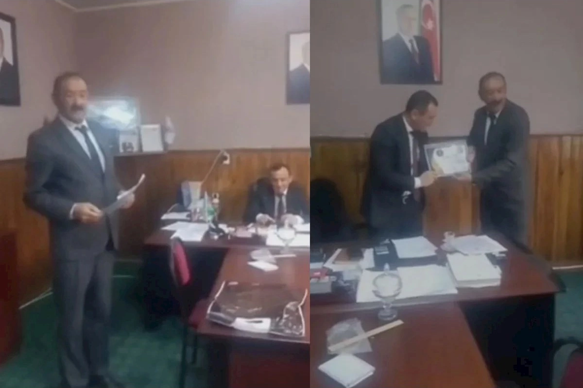 Gədəbəydə məmura mükafat verən şəxs HƏBS OLUNDU
