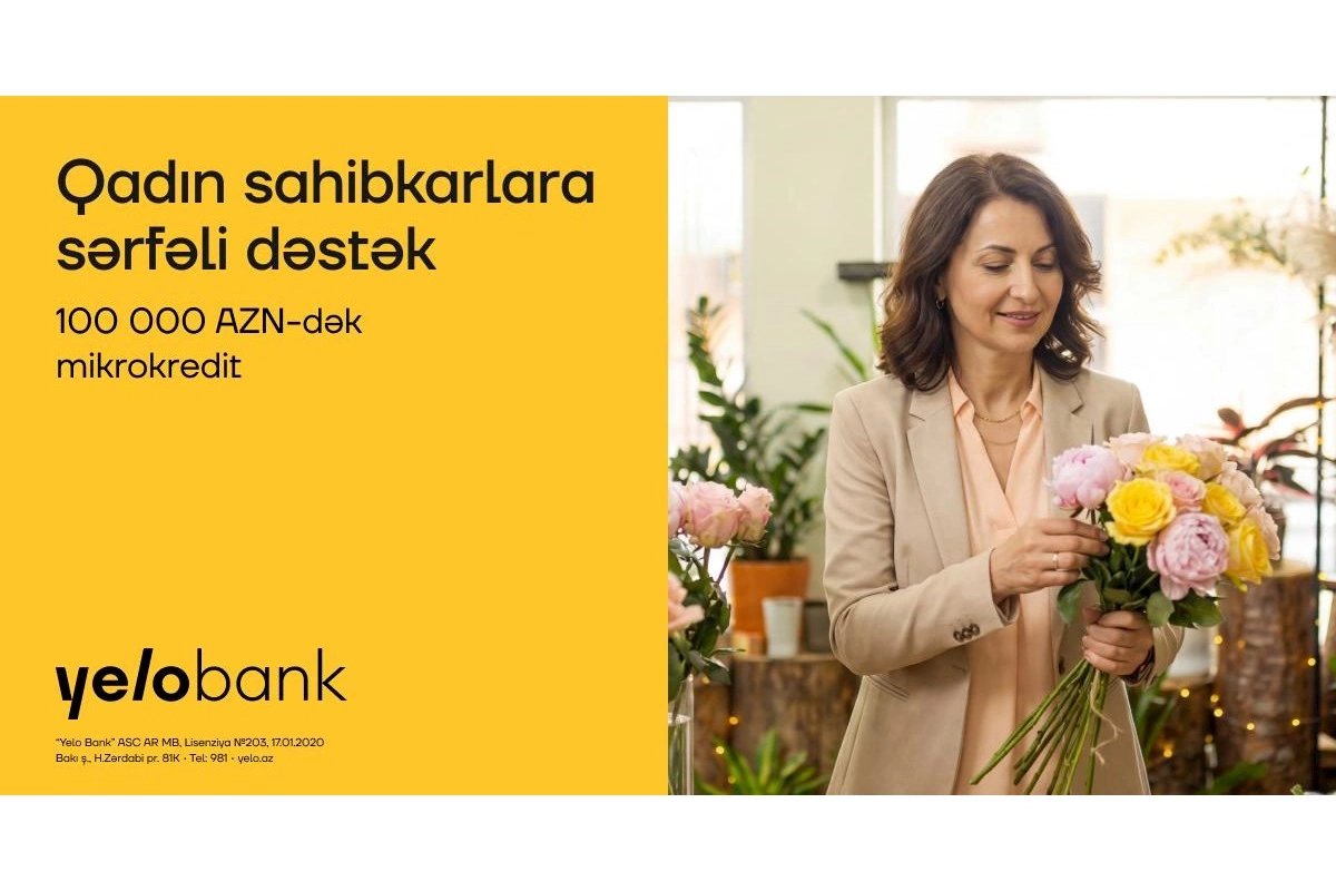 8 Mart ərəfəsində xanım sahibkarlara mikrokredit illik cəmi 8%-dən!
