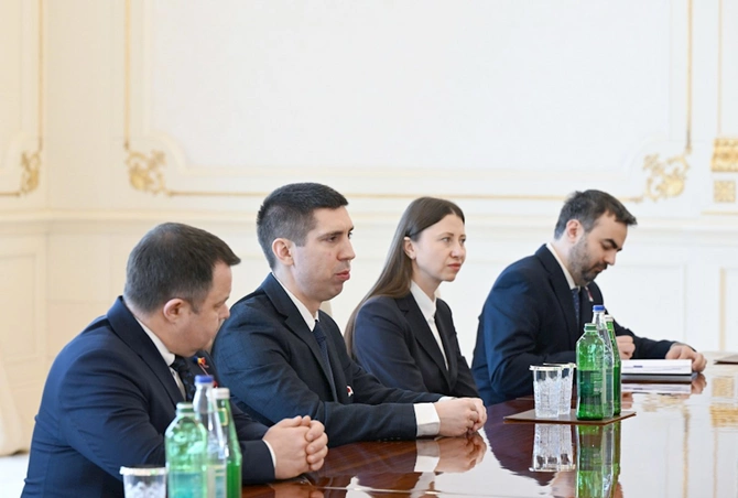 Prezident Moldova XİN rəhbərini qəbul etdi — FOTOLAR Prezident Moldova XİN rəhbərini qəbul etdi — FOTOLAR