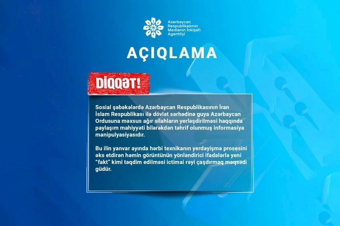 Ordumuzla bağlı yayılan bu məlumat yalandır!