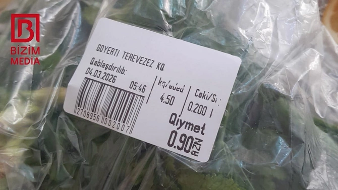 Göyərti bahalaşdı — FOTO Göyərti bahalaşdı — FOTO