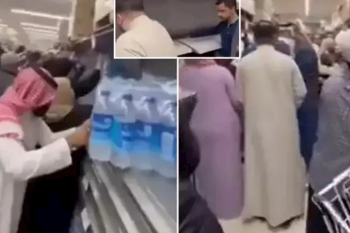 Marketlərdə qıtlıq yarandı, ərzaq üstündə dava düşdü