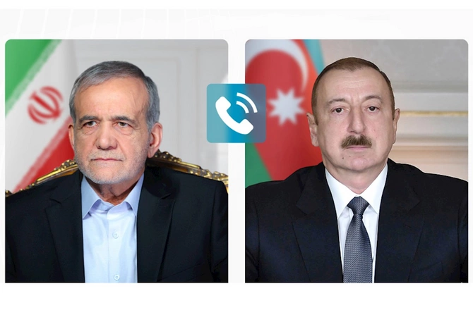 Pezeşkian İlham Əliyevə zəng etdi