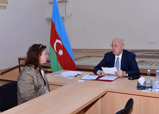 Zakir Fərəcov növbəti səyyar qəbul keçirdi — FOTOLAR