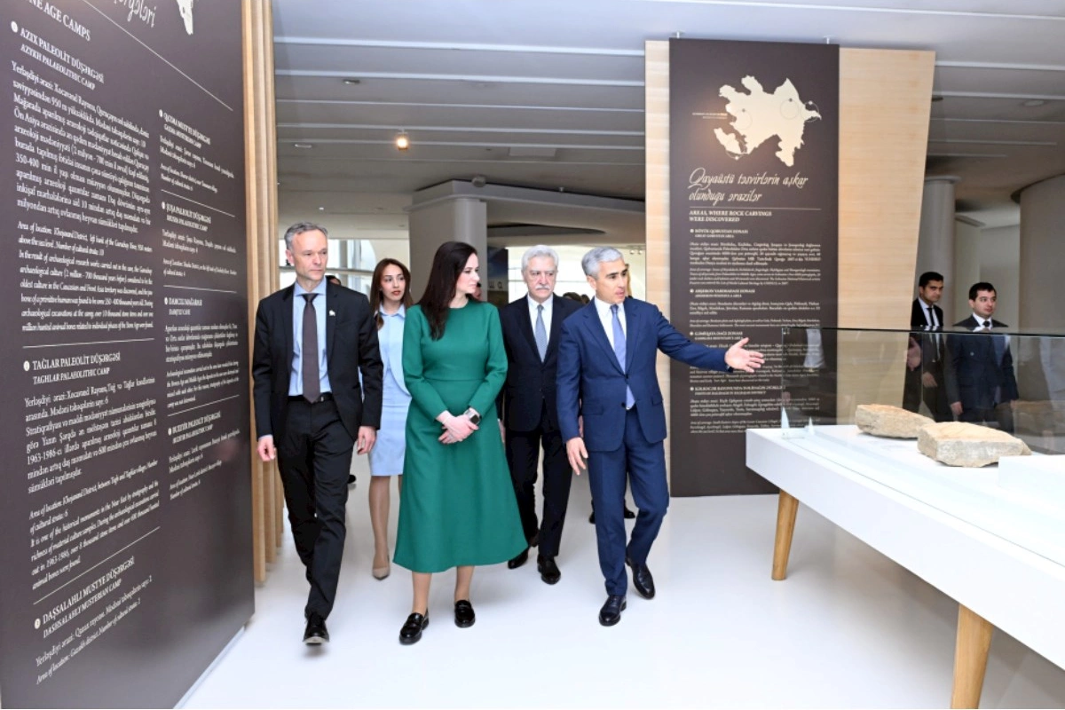 İnqa Ruqiniene Heydər Əliyev Mərkəzində olub — FOTOLAR