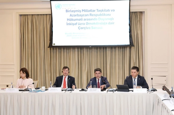 Azərbaycan və BMT arasında Birgə İstiqamətləndirici Komitənin İclası keçirildi — FOTOLAR