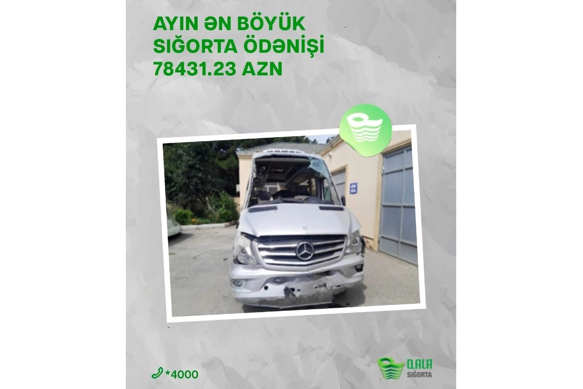 “Qala Sığorta”dan yüksək məbləğdə Kasko ödənişi
