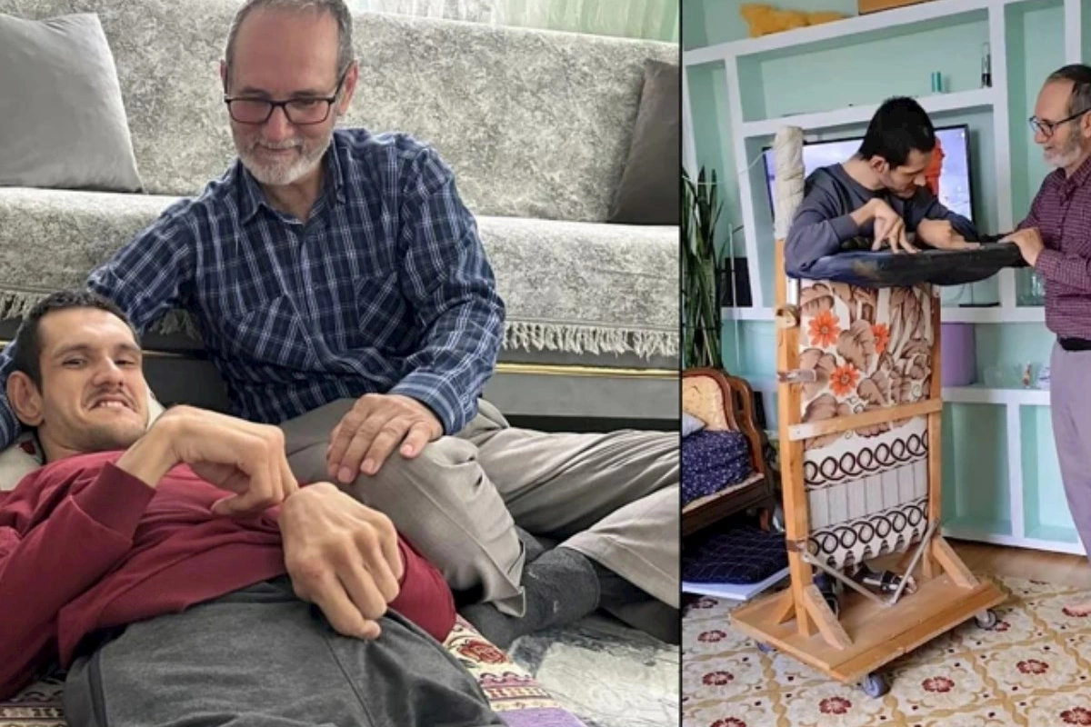 Fiziki qüsurlu oğluna hazırladığı mexanizm kövrəldir: “Əsas odur ki, çölü görə bilsin” — VİDEO