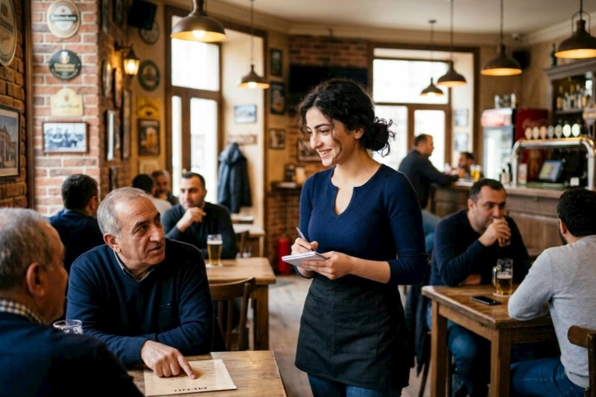 Xidmət eləmirsənsə, burada nə işin var — Kafedə qızın başına qəndqabı atdı